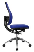 Topstar Bürostuhl Open Base, J490AS18 Stoff blau, Gestell alu