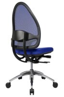 Topstar Bürostuhl Open Base, J490AS18 Stoff blau, Gestell alu