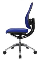 Topstar Bürostuhl Open Base, J490AS18 Stoff blau, Gestell alu