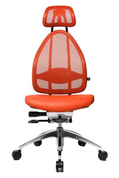 Topstar Bürostuhl Open Art, J190TS14 Stoff orange, Gestell alu