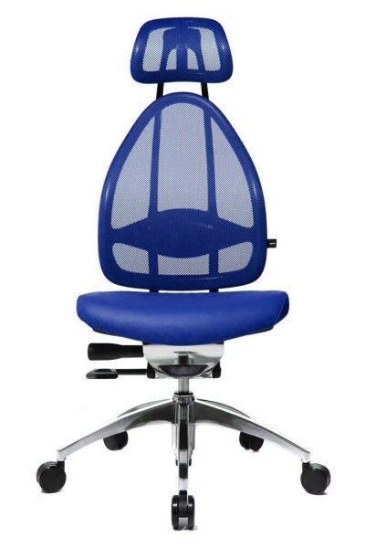 Topstar Bürostuhl Open Art, J190TS18 Stoff blau, Gestell alu