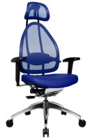Topstar Bürostuhl Open Art, J190TS18 Stoff blau, Gestell alu