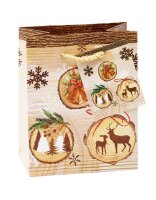 12 TSI Geschenktüten Weihnachten Serie 9 Motiv sortiert 11,0 x 14,0 cm