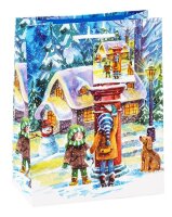12 TSI Geschenktüten Weihnachten Kinder Motiv sortiert 18,0 x 23,0 cm