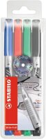 STABILO Write-4-all Permanentmarker farbsortiert 0,4 mm,...
