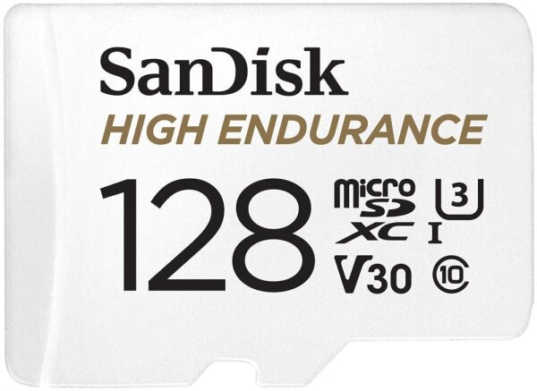 SanDisk Speicherkarte High Endurance, 128 GB, 1 St.