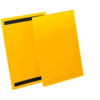 DURABLE Magnettaschen gelb A4, 50 St.