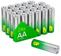 GP Batterien SUPER Alkali-Mangan Mignon AA 1,5 V, 24 St.