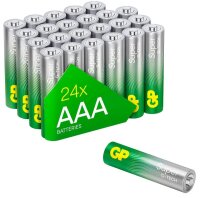 GP Batterien SUPER Alkali-Mangan Micro AAA 1,5 V, 24 St.