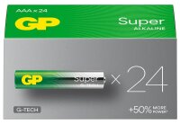 GP Batterien SUPER Alkali-Mangan Micro AAA 1,5 V, 24 St.