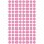 AVERY Zweckform Klebepunkte 3111 rosa Ø 8,0 mm, 416 St.
