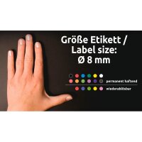 AVERY Zweckform Klebepunkte 3112 violett ? 8,0 mm