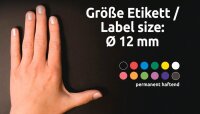AVERY Zweckform Klebepunkte 3114 rosa Ø 12,0 mm, 270 St.