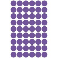 AVERY Zweckform Klebepunkte 3115 violett ? 12,0 mm