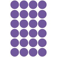 AVERY Zweckform Klebepunkte 3118 violett Ø 18,0...