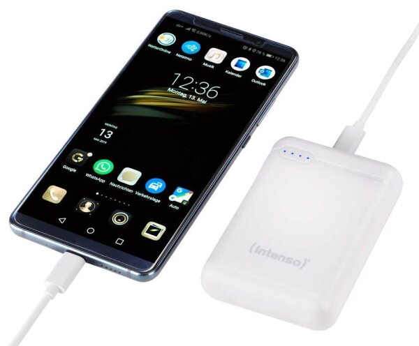 Intenso XS10000 Powerbank 10.000 mAh weiß