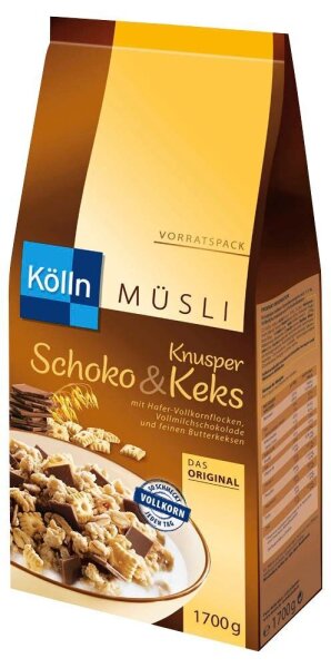 Kölln Knusper Schoko&Keks Müsli 1,7 kg
