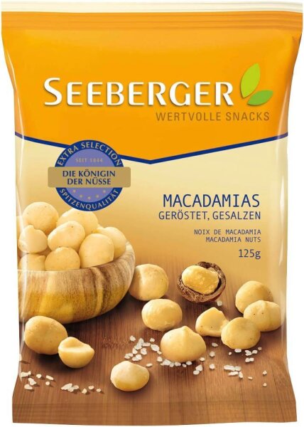 SEEBERGER MACADAMIAS  125,0 g, 1 St.