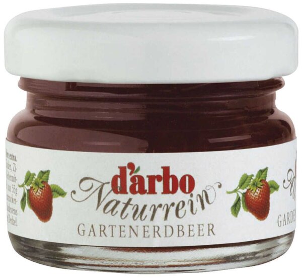 d’arbo  NaturreinErdbeer  Konfitüre, 60 St.