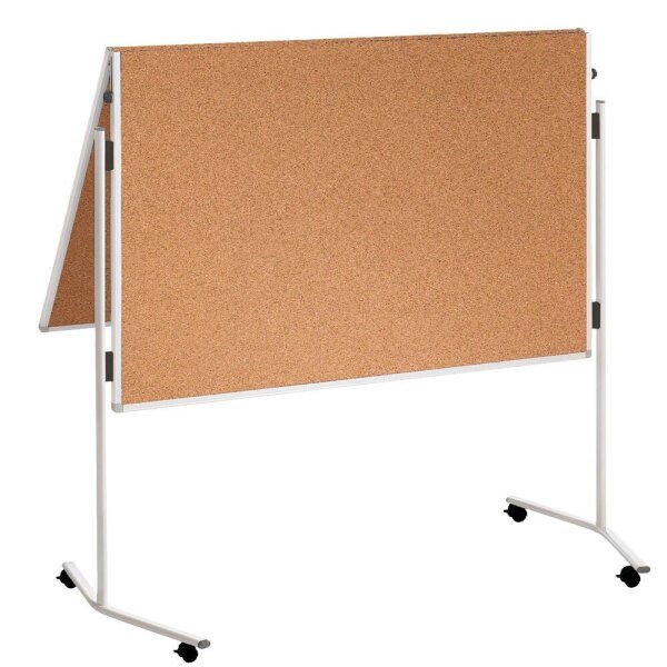 FRANKEN Moderationswand ECO klappbar 120,0 x 150,0 cm braun
