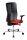 Topstar Bürostuhl Sitness Open X (N) Deluxe Alu mit Schiebesitz, OX39WTW2 T310 Stoff rot, Gestell alu