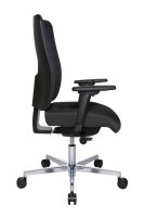 Topstar Bürostuhl Sitness Open X (N) Deluxe Alu mit Schiebesitz, OX39WTW2 T220 Stoff anthrazit, Gestell alu