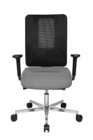 Topstar Bürostuhl Sitness Open X (N) Deluxe Alu mit Schiebesitz, OX39WTW2 T230 Stoff grau, Gestell alu