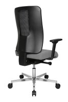 Topstar Bürostuhl Sitness Open X (N) Deluxe Alu mit Schiebesitz, OX39WTW2 T230 Stoff grau, Gestell alu