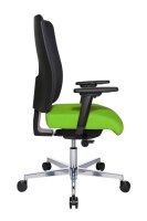 Topstar Bürostuhl Sitness Open X (N) Deluxe Alu mit Schiebesitz, OX39WTW2 T350 Stoff grün, Gestell alu