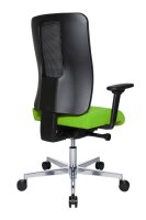 Topstar Bürostuhl Sitness Open X (N) Deluxe Alu mit Schiebesitz, OX39WTW2 T350 Stoff grün, Gestell alu