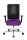 Topstar Bürostuhl Sitness Open X (N) Deluxe Alu mit Schiebesitz, OX39WTW2 T330 Stoff lila, Gestell alu