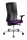 Topstar Bürostuhl Sitness Open X (N) Deluxe Alu mit Schiebesitz, OX39WTW2 T330 Stoff lila, Gestell alu