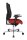 Topstar Bürostuhl Sitness Open X (N) Deluxe Alu mit Schiebesitz, OX39WTW2 T210 Stoff rot, Gestell alu