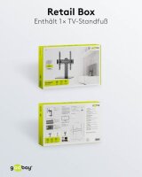 goobay TV-Ständer Basic Fix schwarz
