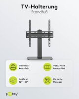 goobay TV-Ständer Basic Fix schwarz