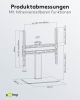 goobay TV-Ständer Basic Fix schwarz