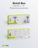 goobay TV-Ständer Basic (Größe L) schwarz