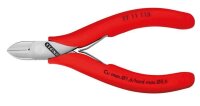 KNIPEX Elektonik-Seitenschneider 77 11 115 mit Facette +...