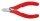 KNIPEX Elektonik-Seitenschneider 77 11 115 mit Facette + Drahtklemme