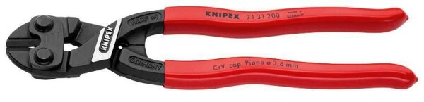 KNIPEX Kompakt-Bolzenschneider CoBolt® mit Aussparung 71 31 200, Länge: 20,0 cm, 1 St.