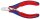 KNIPEX Elektronik-Seitenschneider 77 12 115 mit Facette + Drahtklemme