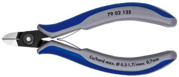 KNIPEX Elektronik-Seitenschneider runder Kopf 79 02 125