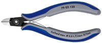 KNIPEX Elektronik-Seitenschneider runder Kopf 79 02 125