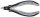 KNIPEX Elektronik-Seitenschneider ESD spitzer Kopf, sehr kleine Facette 79 32 125