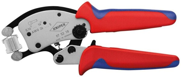 KNIPEX Aderendhülsenzange Twistor16® 97 53 18, Länge: 20,0 cm, 1 St.