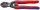 KNIPEX Kompakt-Bolzenschneider CoBolt® inkl. Öffnungsfeder + Verriegelung 71 12 200, Länge: 20,0 cm, 1 St.