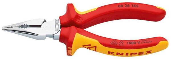 KNIPEX Kombizange VDE spitz 08 26 145, Länge: 14,5 cm, 1 St.