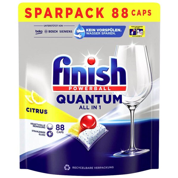 Calgonit finish POWERBALL QUANTUM Spülmaschinentabs 98 St.