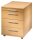 HAMMERBACHER Basic 1606 Rollcontainer buche 4 Auszüge 42,8 x 58,0 x 59,0 cm