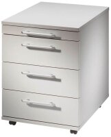 HAMMERBACHER Basic 1606 Rollcontainer lichtgrau 4...